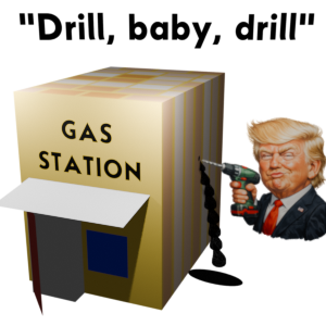 Print "Drill, baby, drill"